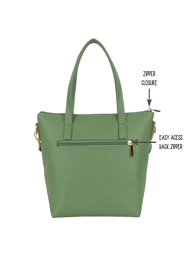 Baggit Women's Green Medium Size Tote Bag - Image 4